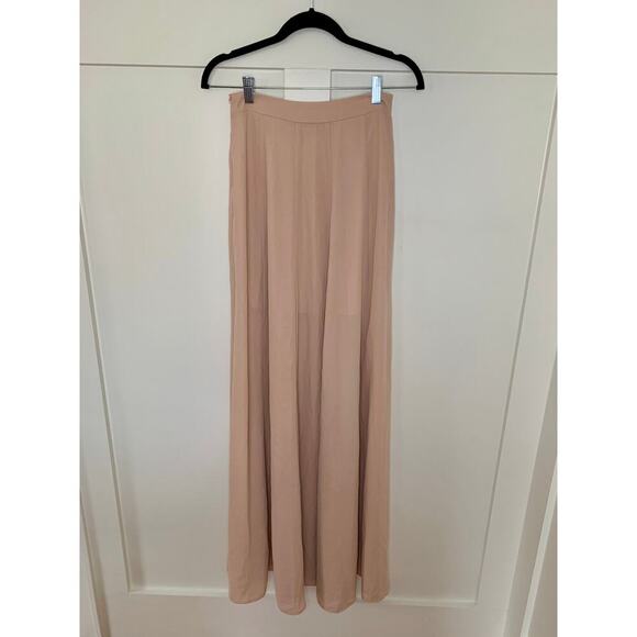 Show Me Your Mumu Princess Ariel Skirt in Dusty Blush Pink Small Maxi Lined - Picture 2 of 3